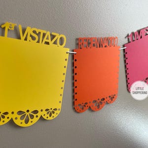 First Birthday Photo Banner, Primer Ano Papel Picado Banner, Milestone Banner, One Year Party Decoration, Fiesta Decoration,
