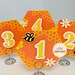 Bee Table Numbers, Baby Shower Decoration, Party Decoration, Bee Themed ...