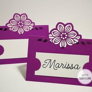 Papel Picado Place Cards, Party Decoration, Table Decorations, Latin Vibes Decor, Fiesta Decoration, Custom Place Cards, Floral Place Cards