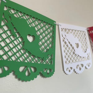 Mexico Papel Picado Banner, Party Decoration Banner, Mexico Lindo y Querido Banner, Latin Vibes Decor, Fiesta Decoration, Mexican Banner