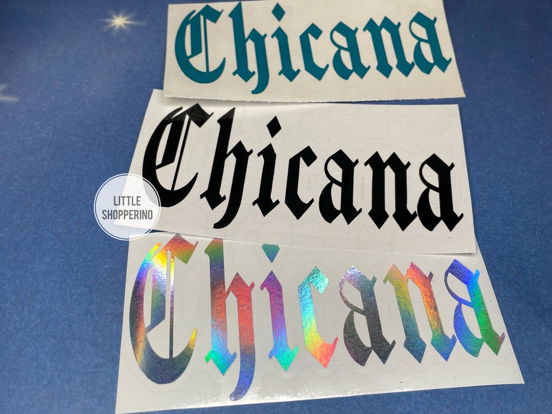 Chicana Decal Mexicana Decal Spanish Decals Mexican Decals Etsy