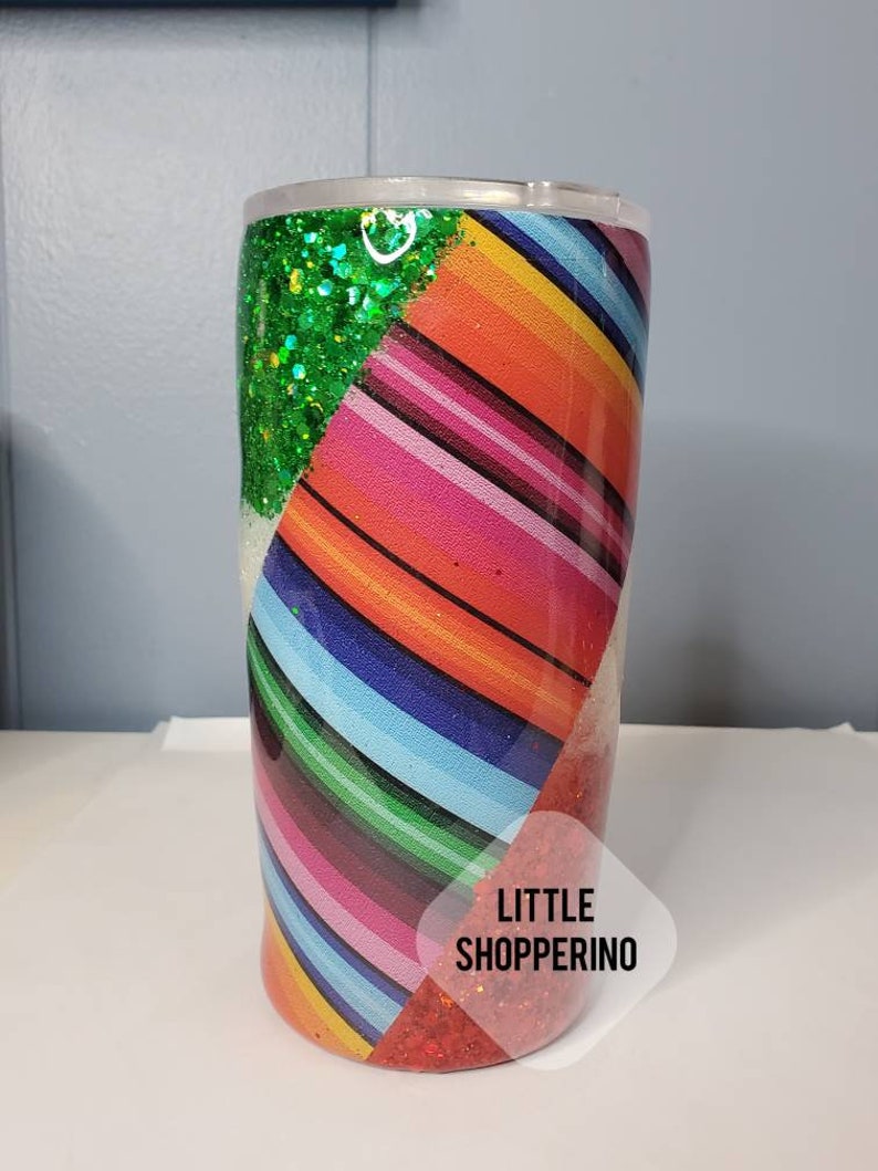 Mexican Flag Tumbler Custom Stainless Steel Tumbler Perfect Etsy