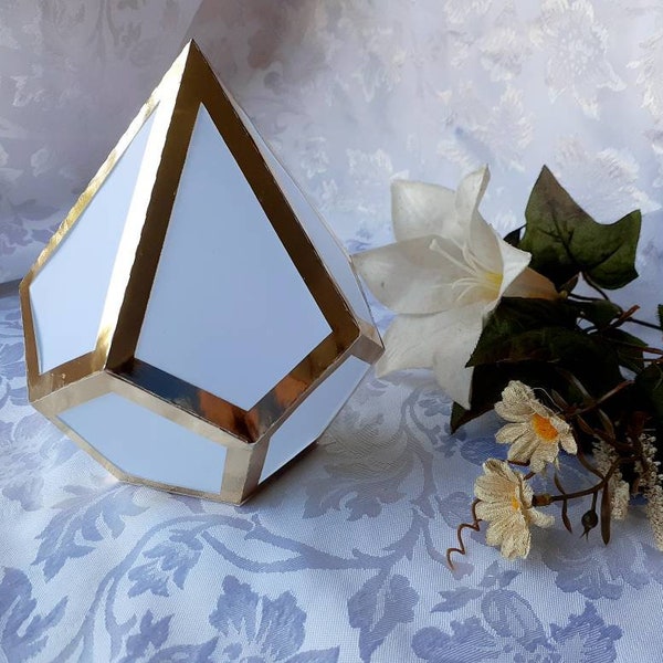 SVG Wedding Centerpiece Geometrical Template 3d Paper Lantern DIY Cricut Cutting File Dxf Silohuette Laser Cut