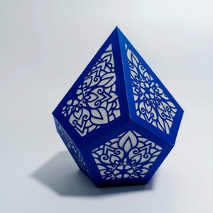 SVG Bruiloft Papieren Lantaarn Sjabloon, Marokkaans Bruiloft Middelpunt, 3D Papieren Lantaarn DIY Cricut Snijbestand Dxf Silohuette Lasergesneden