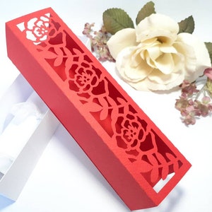 Hochzeitseinladungsbox SVG, Hochzeitsgeschenkboxen, Schneidedatei (Svg, Ai, Dxf, Eps, PDF, PNG, JPG)