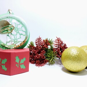 SVG Snow Globe Ornament Ball Gift Box Christmas Bell Svg Cut Files ...
