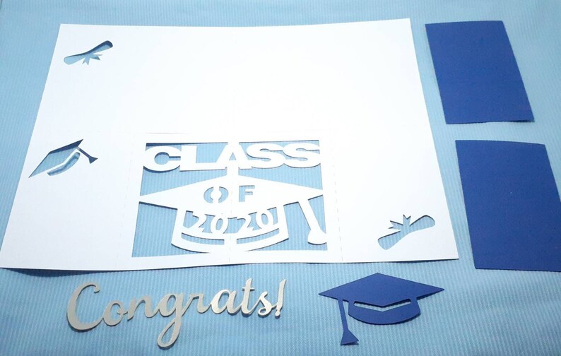 Download 2 SVG Pop Up Graduation Card 0Class of 2020 2021 Template ...