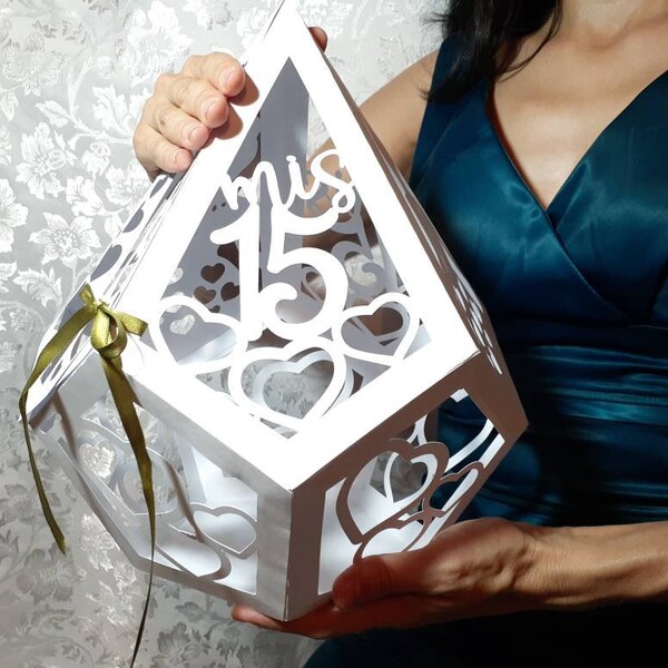 Quinceanera Card Box Etsy