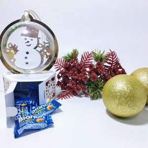 SVG Snow Globe Ornament Ball Gift Box Snowman Svg Cut Files Candy ...