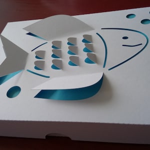 Pêche au coup ! Fichier de découpe 3D SVG, Pop-up, DIY, Cricut