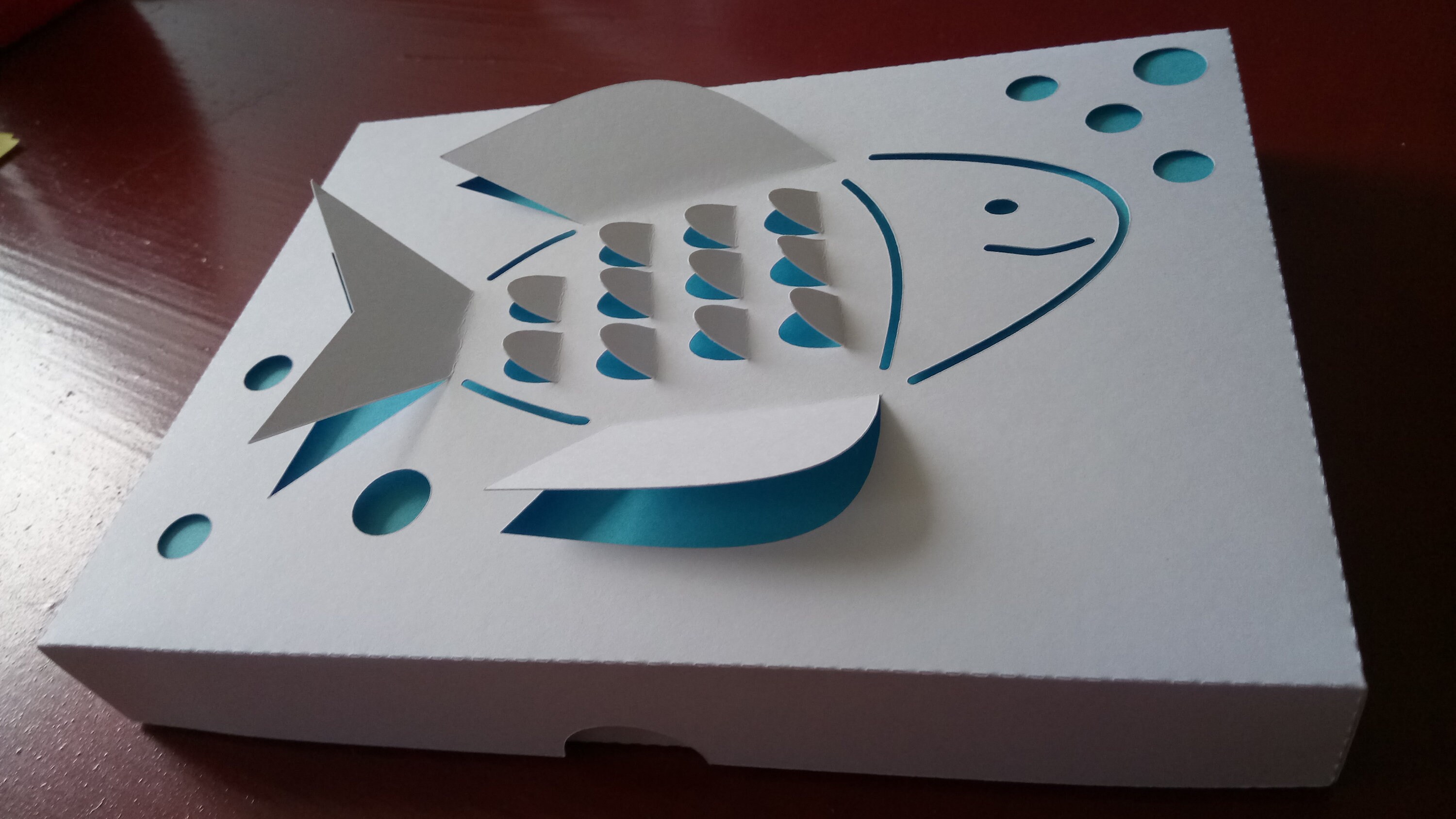 Download Gone Fishing Svg 3d Paper Cut Art Pop Up Diy Svg Cricut Etsy