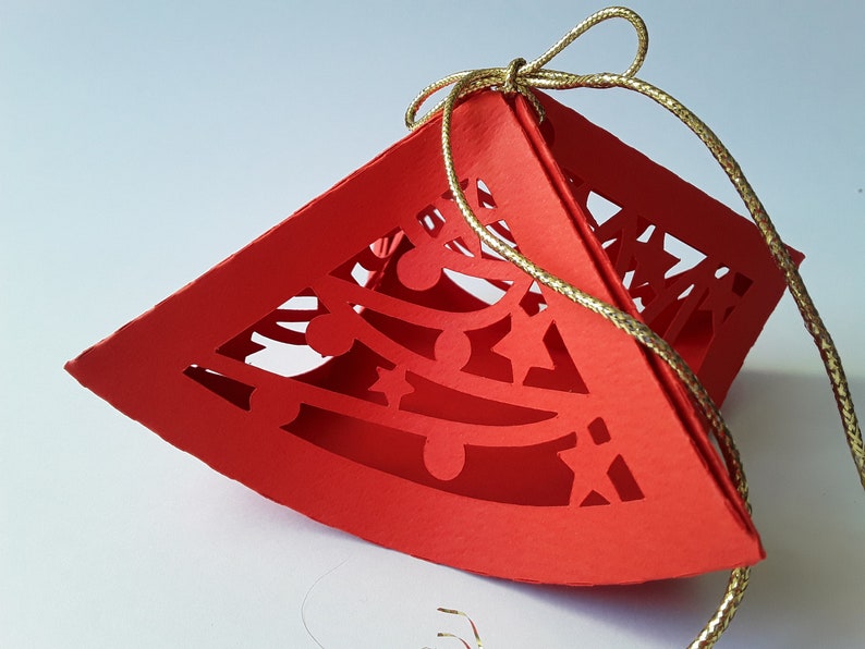 Download SVG Christmas Ornament Box and Lantern 3D Paper Craft SVG ...