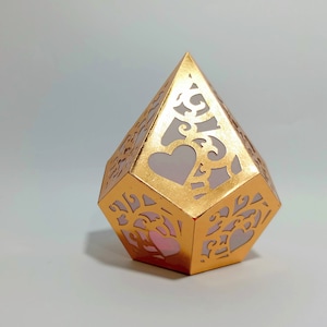 SVG Bruiloft Papieren Lantaarn Sjabloon, Marokkaans Bruiloft Middelpunt, 3D Papieren Lantaarn DIY Cricut Snijbestand Dxf Silohuette Lasergesneden