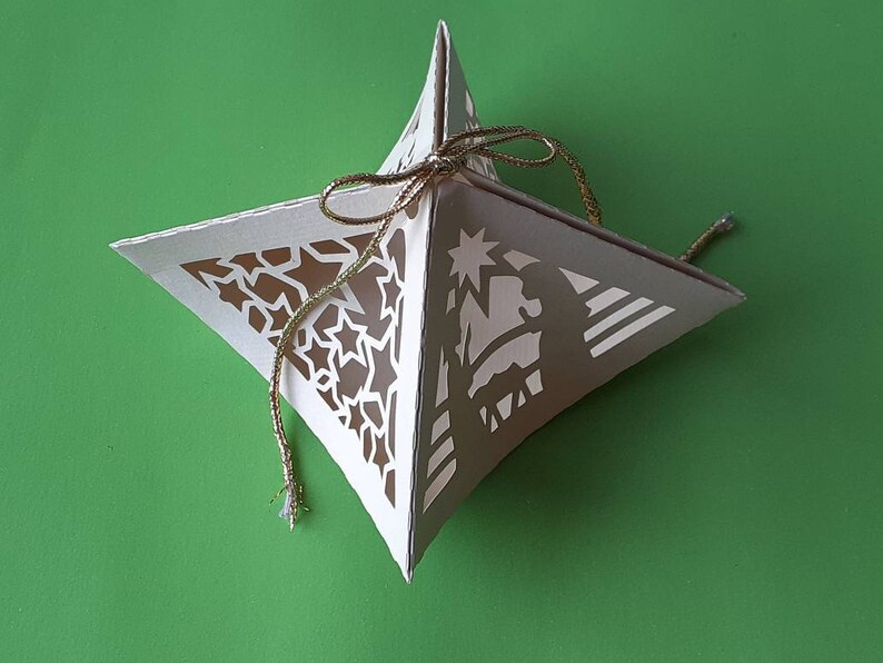 Download SVG Nativity Scene Christmas Ornament Box and 3D Paper | Etsy