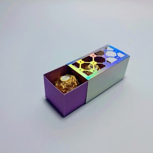 Caixa de presente de chocolate para casamento SVG Mini caixa de doces Arquivos de corte SVG Porta-doces | Cricut Maker Explore JOY | Silohuette Laser Brother ScanNcut