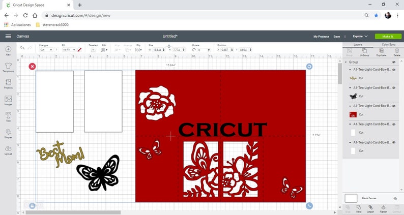 Download SVG Pop Up Mothers day Card Template 3D Paper Lanter ...