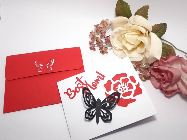 Download SVG Pop Up Mothers day Card Template 3D Paper Lanter ...