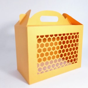 Svg Gable Box Honeycomb  DIY Cutting File svg cricut Silohuette Cameo Laser Cut Gift Box