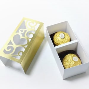 SVG Wedding Chocolate Gift Box Mini Candy Box Svg Cut Files Candy Holder | Cricut  Maker Explore JOY | Silohuette Laser Brother ScanNcut