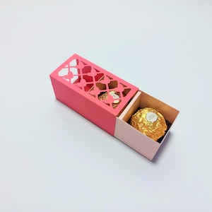 SVG Wedding Chocolate Gift Box Mini Candy Box Svg Cut Files Candy Holder | Cricut  Maker Explore JOY | Silohuette Laser Brother ScanNcut