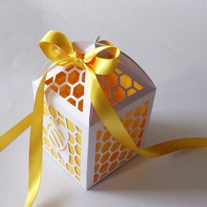 Treat Box Honeycomb, DIY, SVG, DXF, Ai, Cutting file, Png, Jpg, Pdf, gift box templates image 1