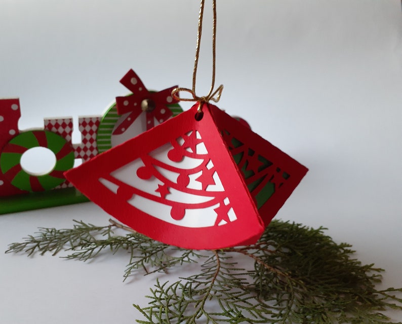 Download SVG Christmas Ornament Box and Lantern 3D Paper Craft SVG ...