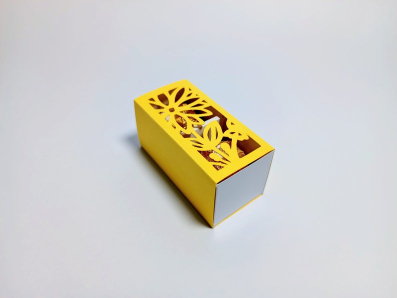 SVG Wedding Chocolate Gift Box Mini Candy Box Svg Cut Files Candy Holder Cricut Maker Explore JOY Silohuette Laser Brother ScanNcut image 2