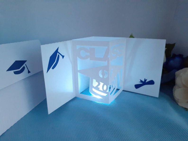 Download 2 SVG Pop Up Graduation Card 0Class of 2020 2021 Template ...