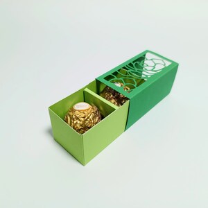 SVG Hochzeit Schokolade Geschenkbox Mini Candy Box Svg geschnitten Dateien Candy Holder | Cricut Maker Entdecken Sie FREUDE | Silohütte Laser Brother ScanNcut