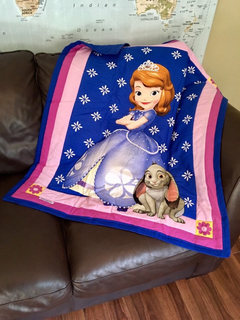 Disney Sofia The First Blanket Bedding Children S Kids Homemade Blankets Baby Gifts