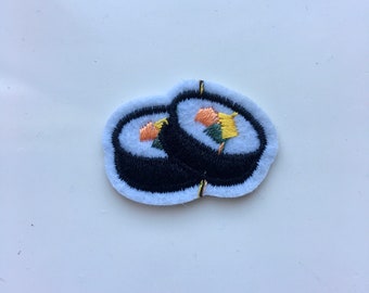 Cute sushi ironing application iron on patch