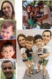 custom bobblehead family portrait reunion remembrance memory creative gift (price only for 1) 