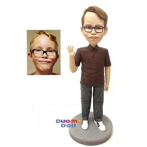 customize cake topper birthday gift figurine boy present bobblehead special custom creative gift