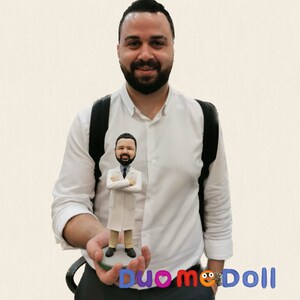 Man Custom Bobble Head, Personalized Birthday Bobblehead For Dad, Romantic Anniversary Gifts For Husband, Custom Rock And Roll Figure