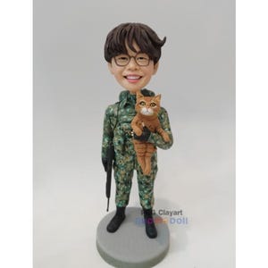 Custom Christmas Gift, Father Gift, Dad Gift, Mom Gift, Custom Family Figurine, Friends Bobblehead, Group Figurine, 3D Sculpture from Photo