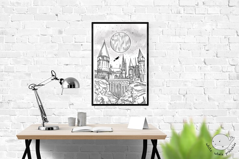 HOGWARTS WALL ART Printable Wall Art Harry Potter Gift Etsy
