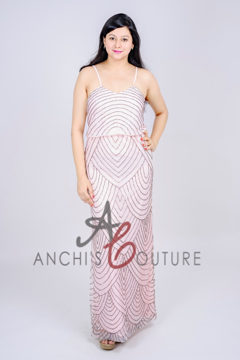 pastel color dress for plus size
