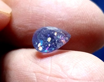Rare Genuine Jewelry Making Loose Gemstone BB-914 Iolite Sunstone Healing Gemstone 36x22mm 49Cts Iolite Sunstone Gemstone