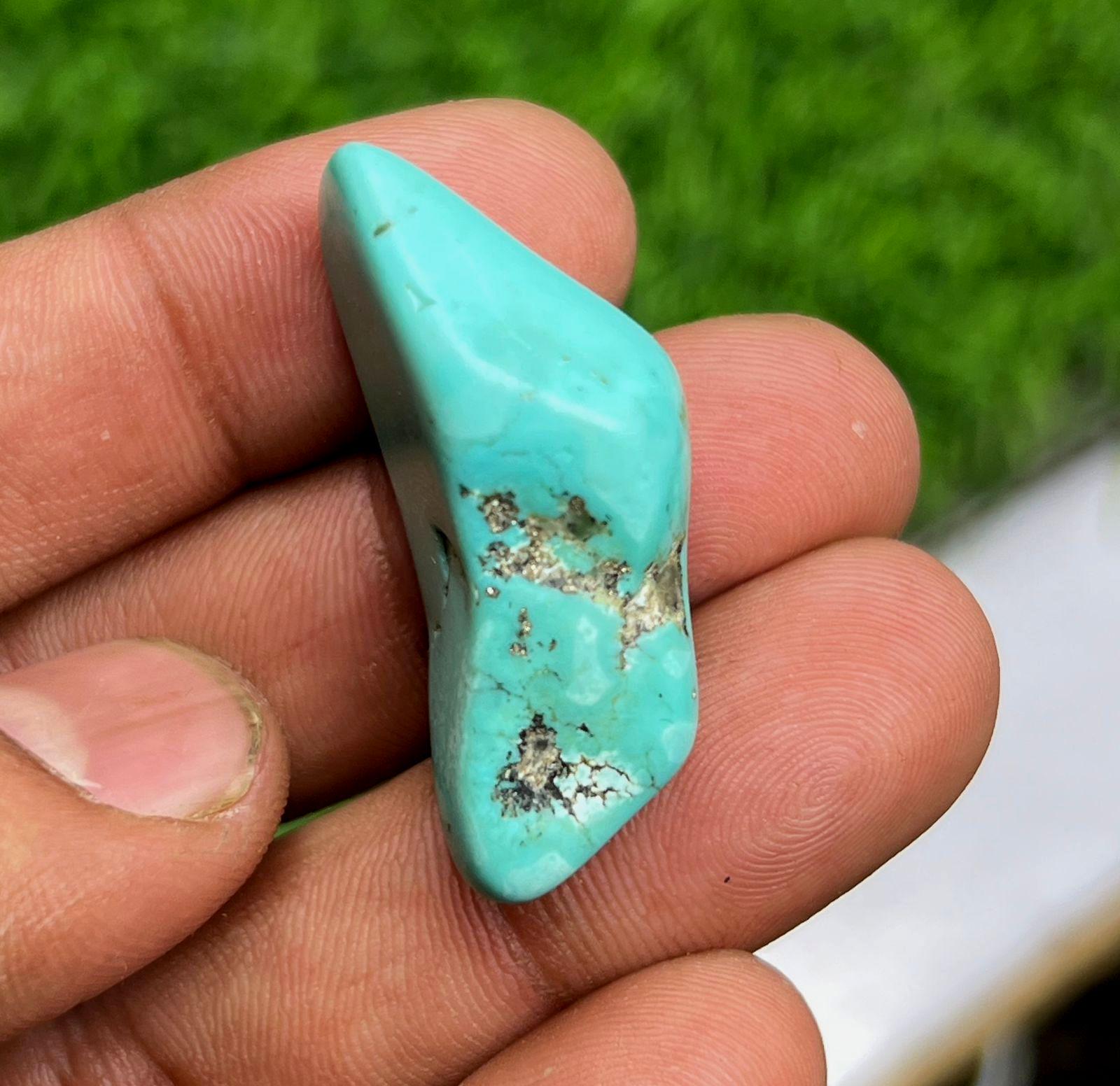 100% Natural Turquoise Polished Tumble Rough Gemstone AAA Quality ...