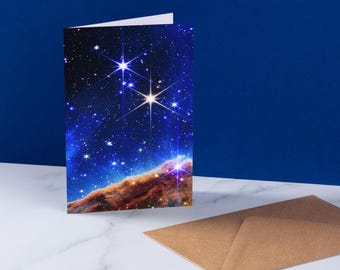NGC 3324 Galaxy greetings card