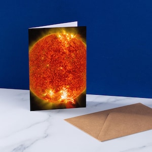 The Sun Card, Astronomy greetings card