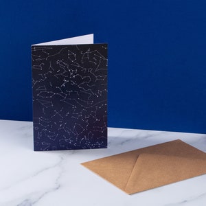 Carte de voeux constellations