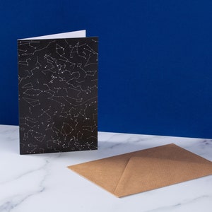 Constellations greetings card