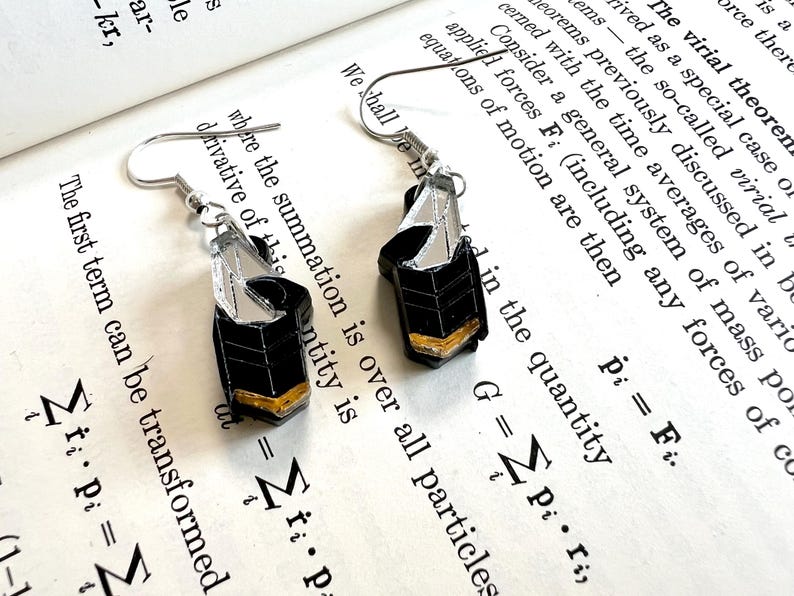 Roman Space Telescope pendant earrings image 1