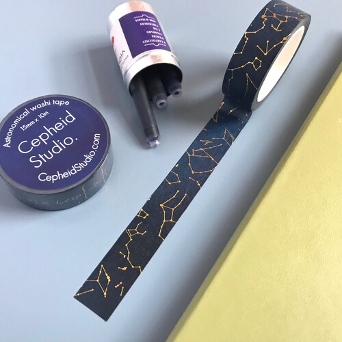 Constellation Washi Tape Cosmic Washi Tape - Etsy