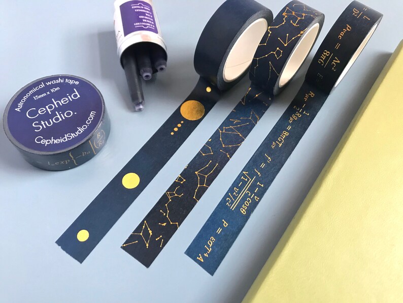Constellation Washi Tape Cosmic Washi Tape - Etsy
