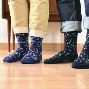 Chaussettes constellation, chaussettes spatiales