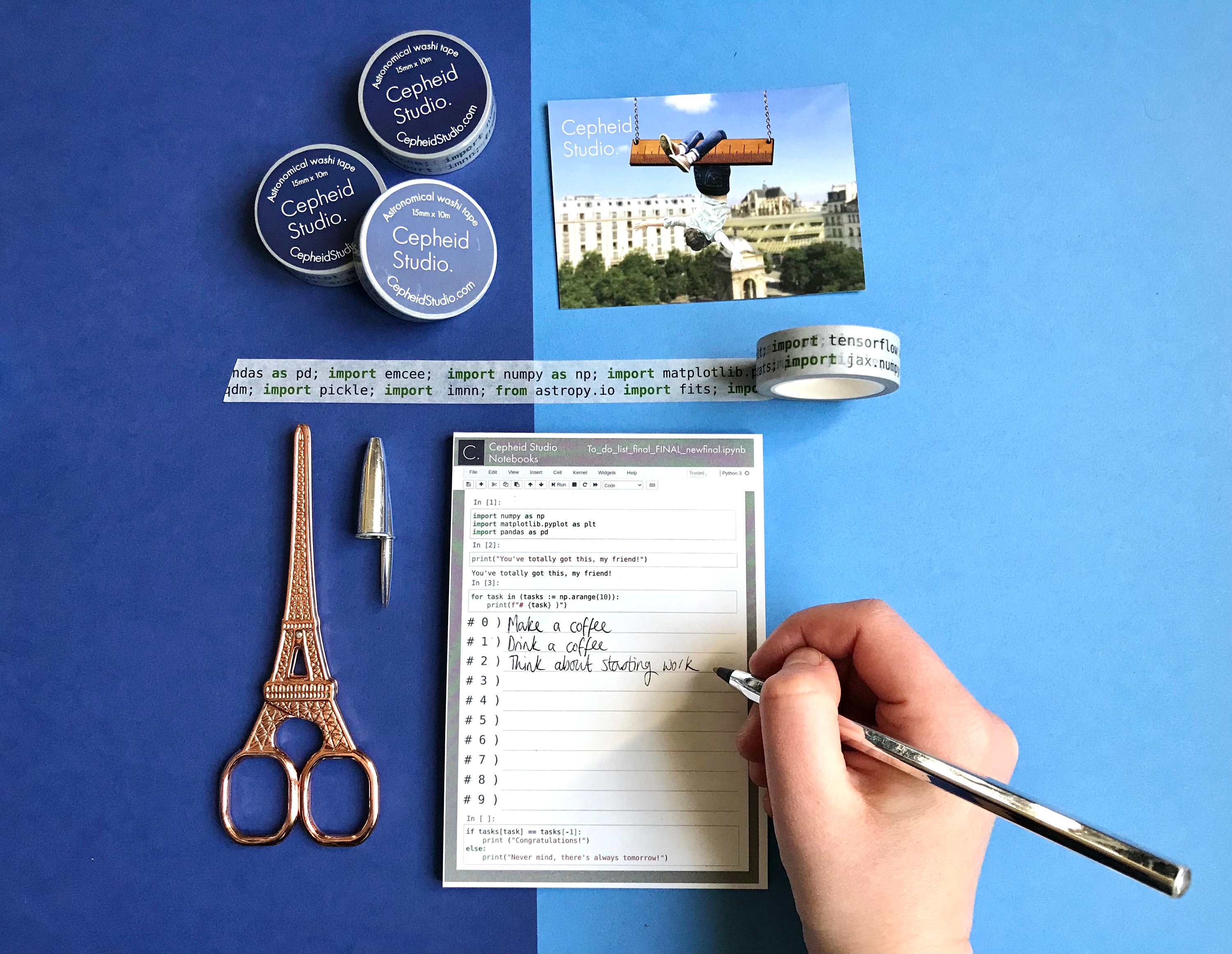 Bloc-Notes de Code Python, Papeterie Programmeur