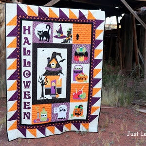 PDF Halloween Boo Quilt Pattern image 1