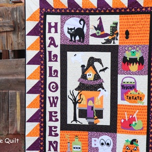 PDF Halloween Boo Quilt Pattern image 2